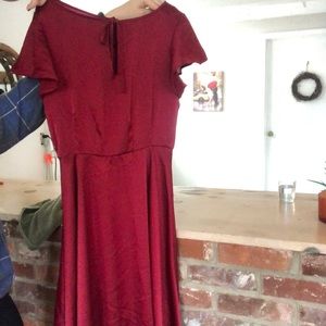 Unique Vintage 30s style red dress
